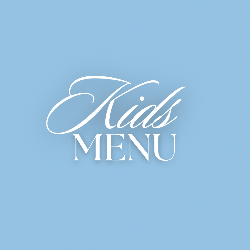 KIDS MENU